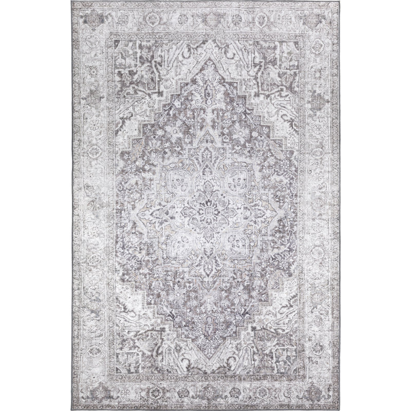 Bungalow Rose Yate Oriental Rust Area Rug Wayfair